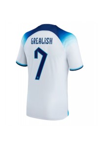 England Jack Grealish #7 Fotballdrakt Hjemme Klær VM 2022 Korte ermer